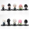 Anime Q-Version Dämonentöter Sitzende Geisterpuppe Tanjiro Nidouzi Inosuke Zenizu Figur Actionfigur Filmmodell Spielzeugpuppe