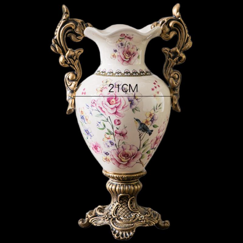 Retro Britischer Stil Wassertropfen Keramik Blumenvase