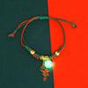 Snowflake Advent Wreath Xmas Bracelet Mistletoe Merry Christmas Bracelet  Women Men