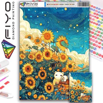 DIY Full Round Diamond Painting Cross Stitch 3D Animal Flower Home Decoration Scene Decoration Art Painting Diamond Painting 5d Diamond Art Painting
