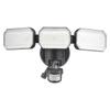 Ohm Electric Monban Security Sensor Light, 3 Lights, Lithium Rechargeable Battery, 2500 Lumens, Motion Sensor, LS-B313, 07-8803, OHM