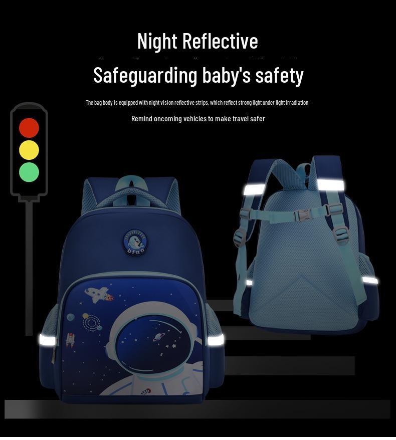 Cartoon Schoolbags for Kids 3-6: Spine Protection, Lightweight, Available in Large, Medium, Small - 4 Cute Designs for Boys and Girls.