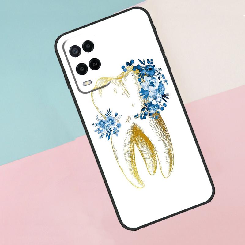 

Cute Tooth Dentist For Oppo A40 A60 A80 A18 A38 A58 A78 A98 A79 A16 A76 A96 A15 A74 A94 A54 A77 A17 Phone Case OPPO A58 4G