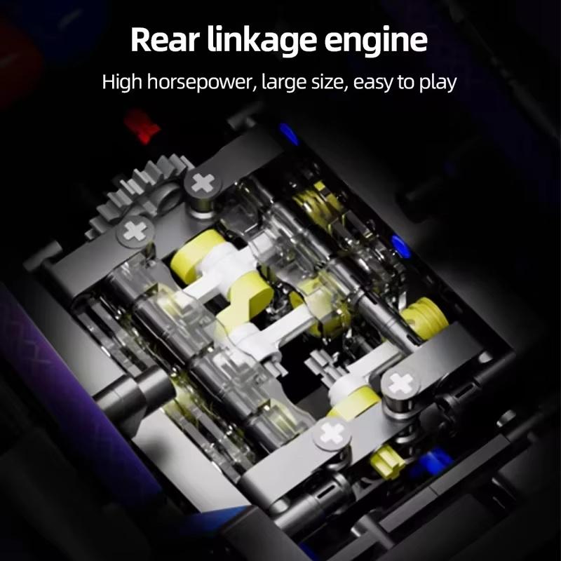 Yeni 1611 Parça Spor Araba Yapı Taşları Oyuncakları Erkek Çocuklar Veya Yetişkinler Kitleri,1:10 MOC Yapı Seti Yarış Arabası Modeli, Erkek Çocuklar İçin Araba Oyuncak Hediyeler