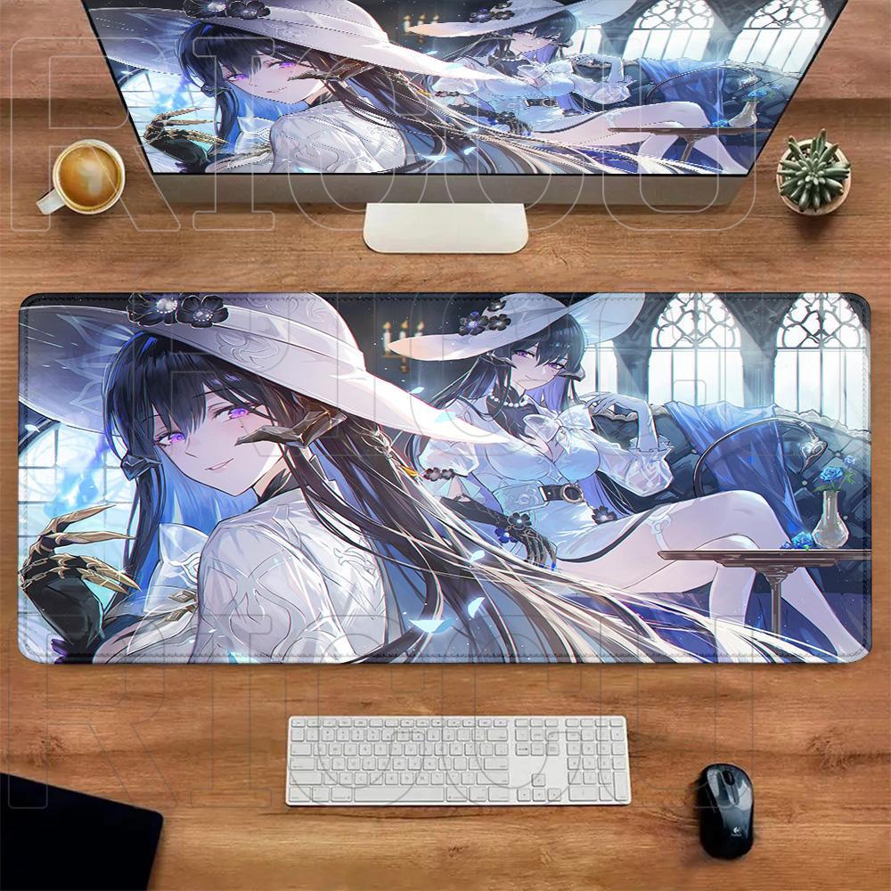 HD XXL Honkai Star Rail The Dahlia Mouse Pad Computer Laptop Non-slip Large Game LockEdge Keyboard Tablemat Anime PC Accessories