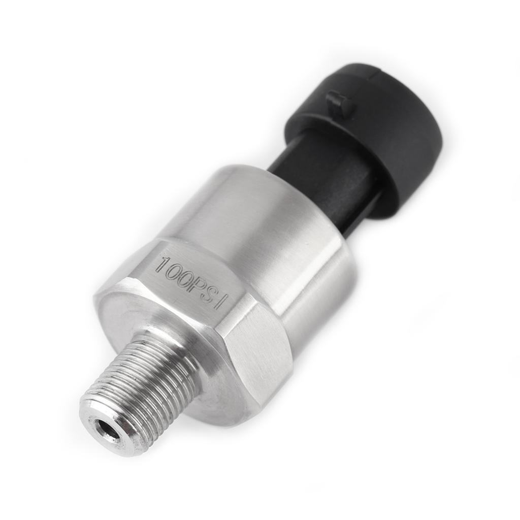30/100/150/200/300/500Psi Stainless Steel Pressure Gauge Sender Transducer Transmitter Sensor DC 5V For Oil Fuel Air Water (100P
