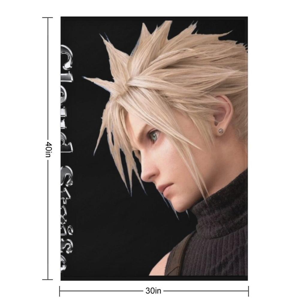 Cloud Strife Throw Blanket Thermal for winter Decorative Sofas Large Blankets