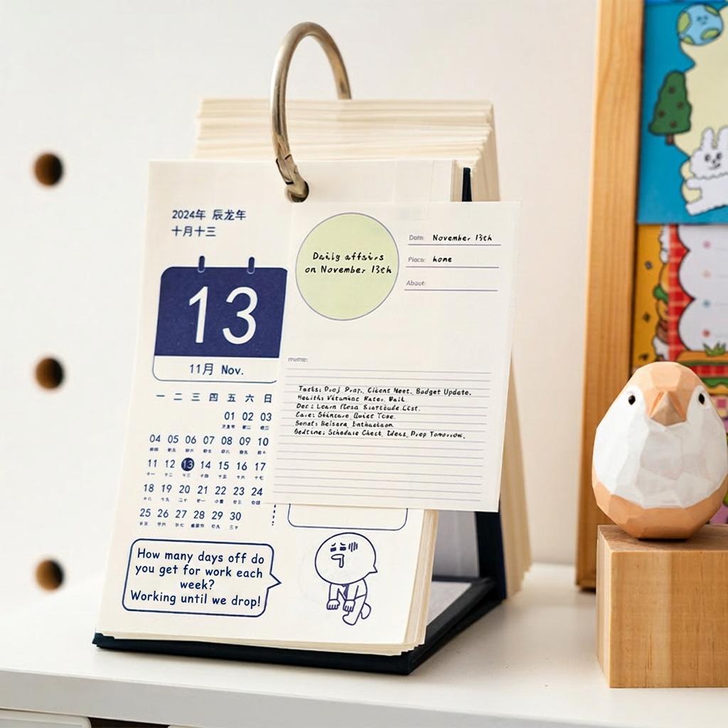 Daily Schedule Notepad Non-Adhesive Tearable Planning Notepad Non-Adhesive Memo Pad Pre-Scored Weekly Plan Memo Pad For Students