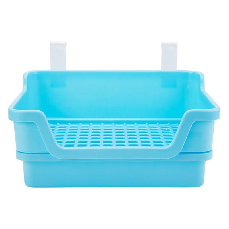 Lettiera per Conigli per Piccoli Animali Criceto Furetto Cincillà Criceto Coniglio Animale Domestico Lettiera Toilette Scatola Sabbietta Addestratore al Vasino