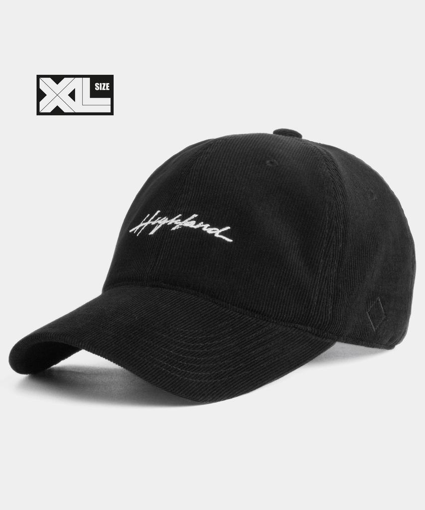 Peullaeto Big Size Corduroy Ball Cap Xl Highland Codu Cap Black