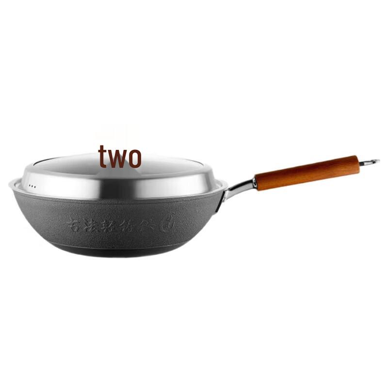 COOKER KING 30cm Ancient Craft Light Cast Iron Wok