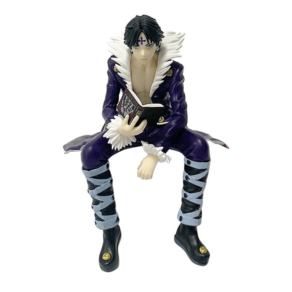 14-23cm Hunter x Hunter Chrollo Lucilfer Figura de Anime Trupe Fantasma Hisoka Figura de Ação Killua Zoldyck Kurapika Modelo Brinquedos