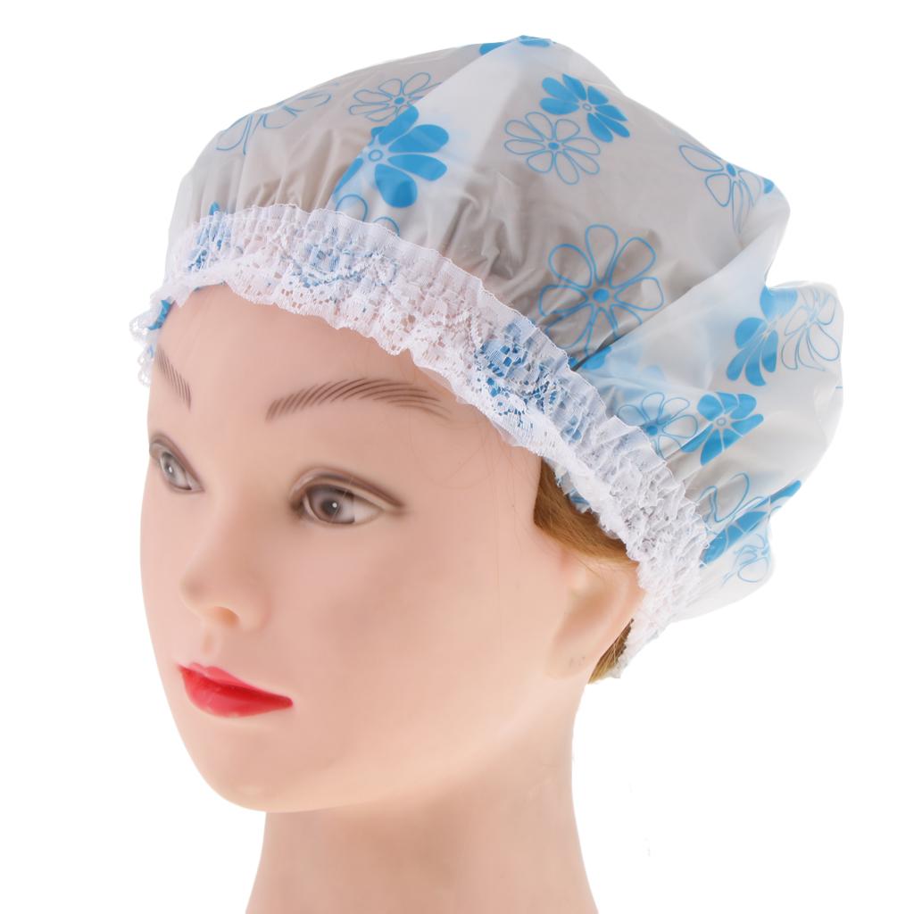 Waterproof Elastic Shower Cap Bath 