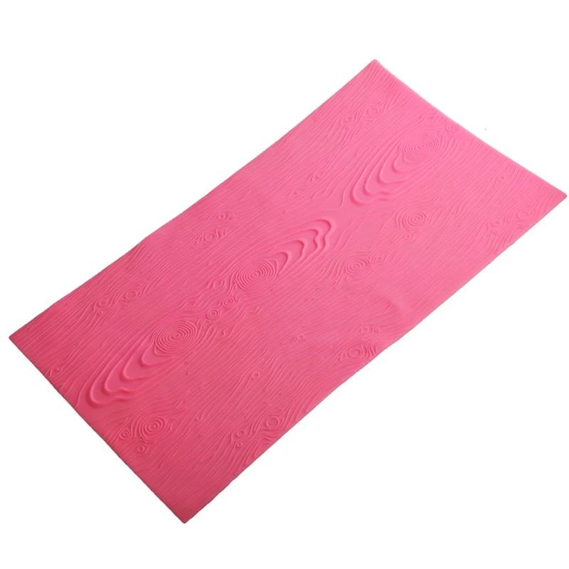1pc Wood Pattern Fondant Silicone Mould Mat Tree Bark Texture Cake Decoration Sugar Mold Baking Sugarcraft Chocolate Mold