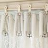 50Pcs Window Treatment 4 Prongs Pinch Pleat Drapes Curtain Hooks Stainless Steel Metal Curtain Pleat Hooks