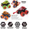 Monster Truck Toys, Friction Powered Monster Trucks for Boys, Push and Go Vehicles Toy for Kids, Inertia Vehicle, Stunt On-Road Vehicle, Great for