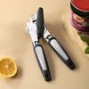 Stainless Steel Manual Can Opener Anti-Slip Handle Multifunctional Grip Opener Side Cut Tins Bottle Opener Kitchen Utensils