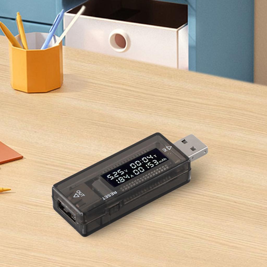 LCD USB Detector Voltmeter Ammeter Voltage Power Capacity Tester Current Meter