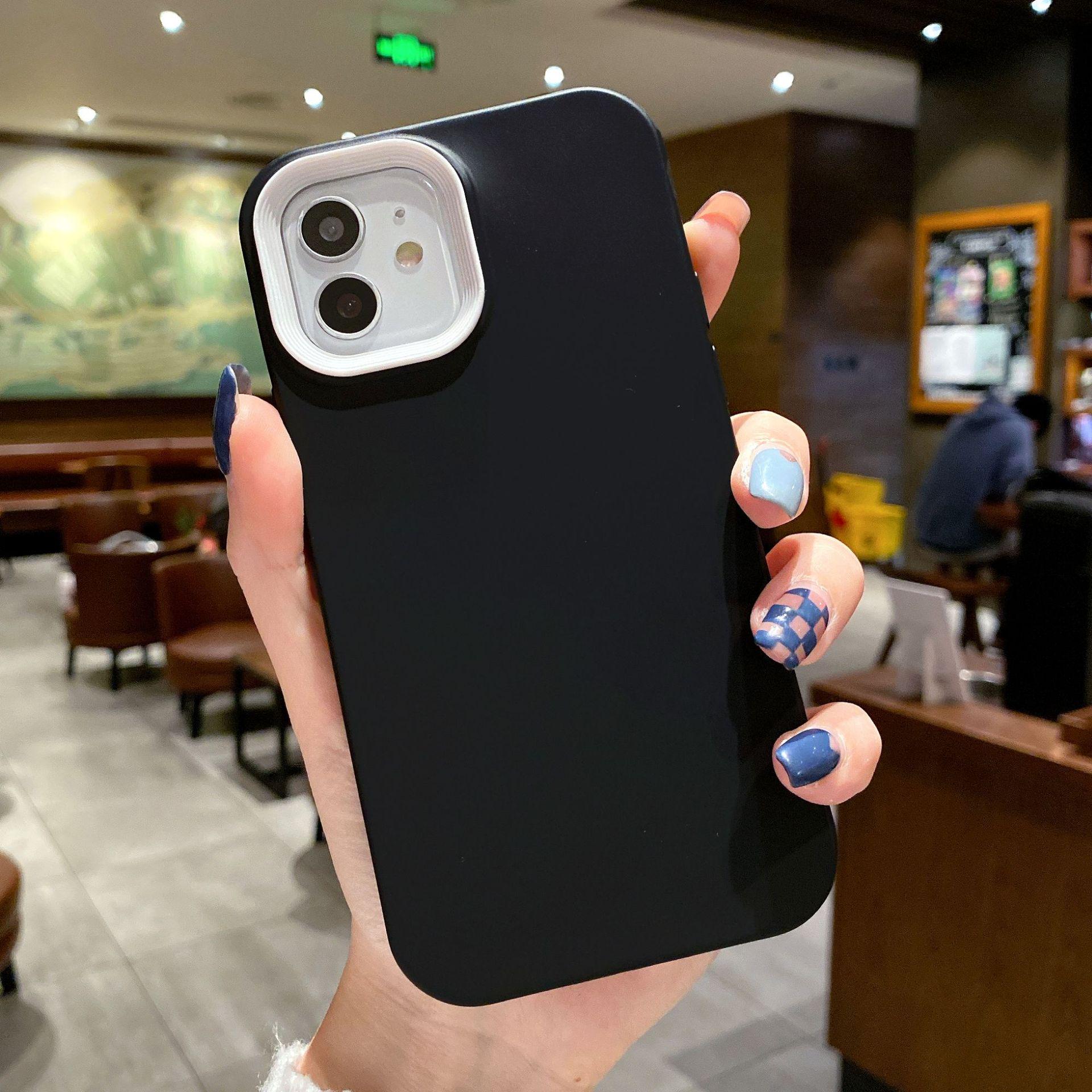 

Candy Color Solid Protective Phone Case for iPhone 15/16PM/17 Pro Max 11 Pro
