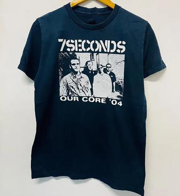Our Core 2004 7 Seconds Band Album Shirt Black Unisex S-5XL EM1563