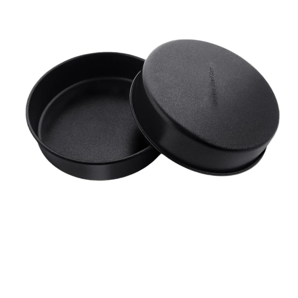 Food Grade 4/6/8/9/10 In Cake Mold Non Stick Heat Resistant Baking Pan Carbon Steel Round Food Container Household