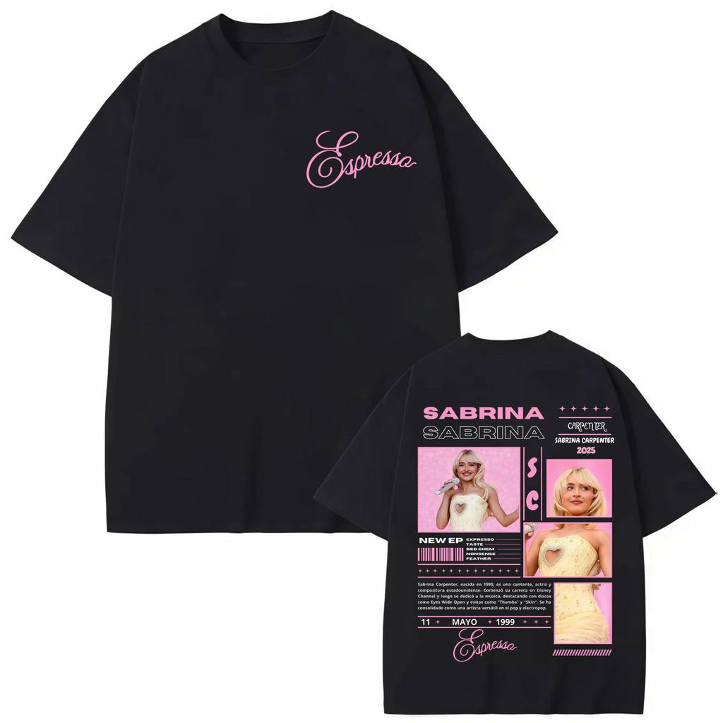 Sabrina Carpenter Graphic T-shirts Men Women Clothing Fashion Y2k Aesthetic T-shirt Summer Casual Loose Short Sleeve T Shirts