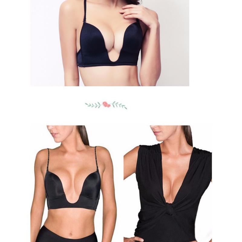 U-shaped Seamless Bra Female Sexy and Beautiful Back Fashion European and American Women's Underwear Bra Summer New Style