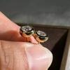 Minimalist Piercing Stud Earrings for Women/Men Inlaid White CZ Copper Color/Gold Color Simple  Classic Zircon