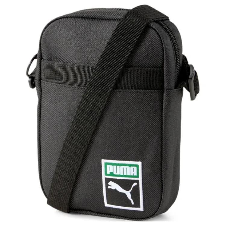 PUMA Fabric Shoulder Bag , Crossbody Bag Regular Unisex Black (Unisex) Shoulder Bags 078011 01