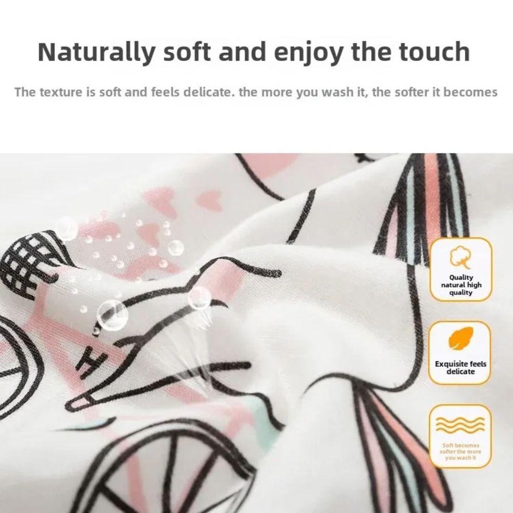5PCS Face Wipes Baby Gauze Towels Super Soft Cartoon Infan Washcloth  Newborn Children