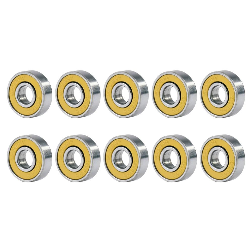 10/20pcs Ball Bearings 608RS ABEC-9 8x22x7mm Carbon Steel Miniature Bearing Skateboard Scooter Deep Groove  Roller Skate Bearing