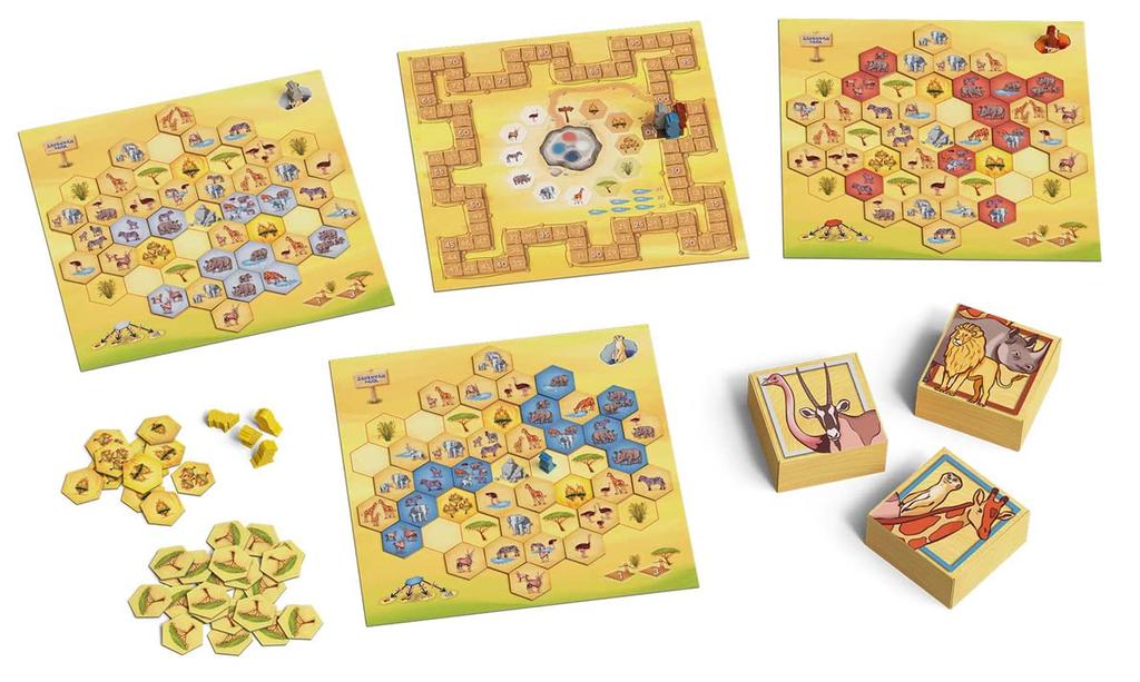 Hobby Japan Savannah Park Japanese Edition Ages Board Game (1-4 Players, 20-40 Minutes, 8+)