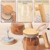 A96K-Electric Self Stirring Mug With Heating Base & Lid - High Speed Glass Mixing Cup For Coffee,Travel & Office-Waterproof