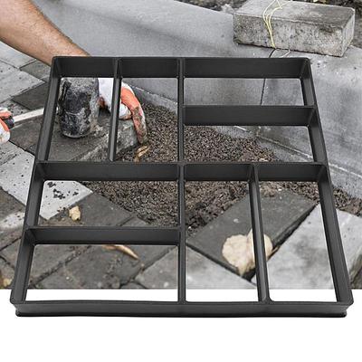40cm Square Cement Brick Paving Mold for DIY Stone Floor Tiles