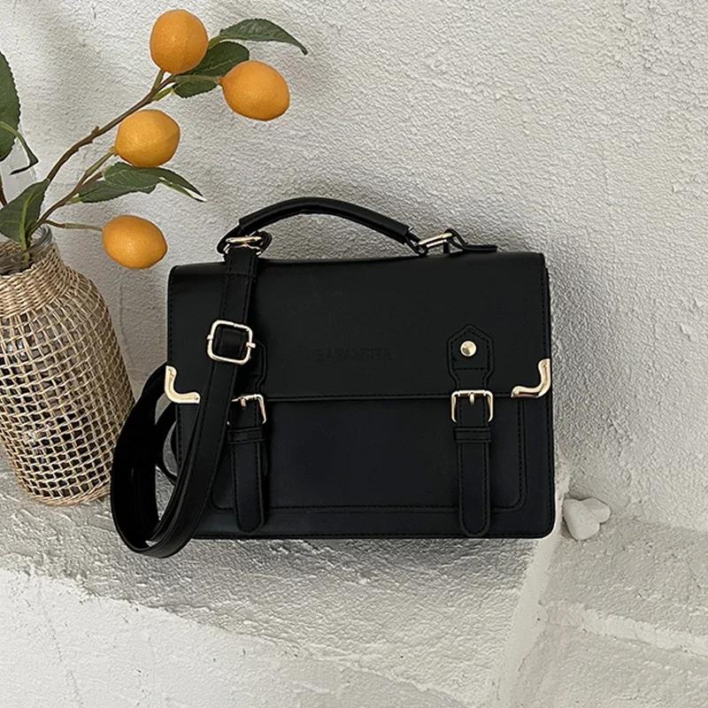 

College Style JK Lolita Uniform Bags Female 2024 Summer New One-shoulder Handbag Japanese Retro Student Backpack бежевый