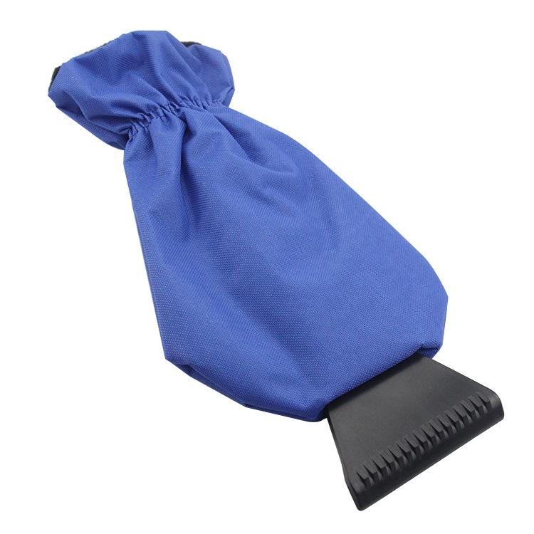 

Winter Snow Removal Kit All-in-One Car Ice Scraper & Snow Brush with Thermal Gloves Windshield Squeegee Multi-functional синий