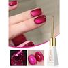 1pc 10ml Red Cat Eye Gel Magnetic Sparkling Glitter Gel Nail Polish Semi Permanent UV Gel For Women No Include Magnetic Stick
