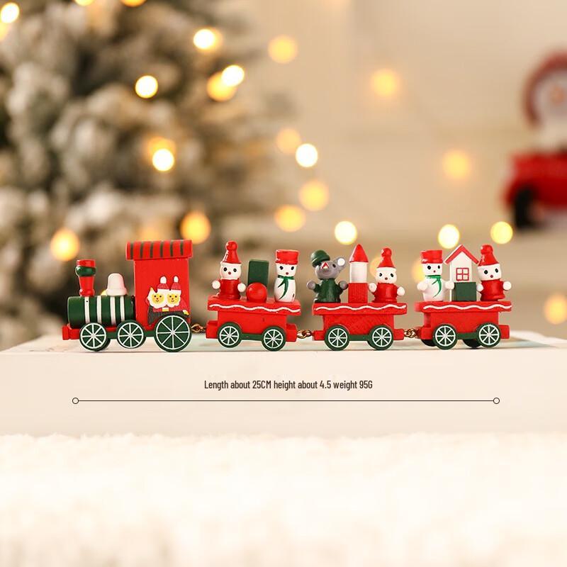 

Рождественское декоративное украшение в виде мини-поезда