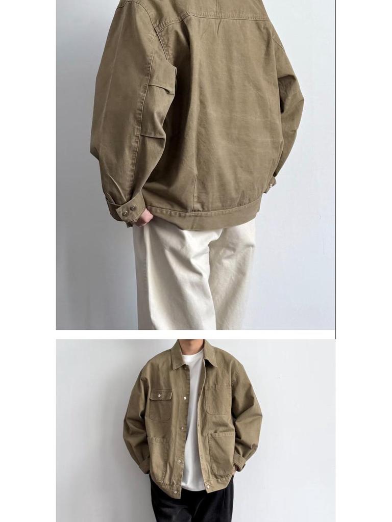 Unisex Japanese Retro Multi-Pocket Lapel Jacket - New Spring Arrival