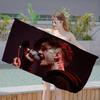 Singer L-Lil Peeps Microfiber Printed Beach Towel Mountain Climbing Yoga Beach Swimming Running Absorbent Soft Towel
