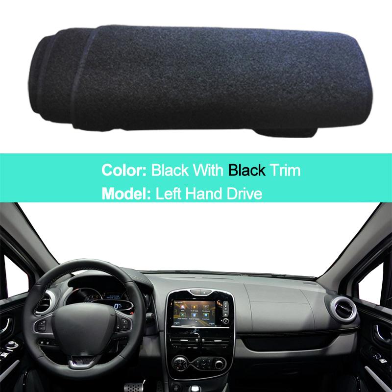 Car Dashboard Cover for Renault Clio Lutecia 4 IV 2013- Carpet Dashboard Pad Sun Protection UV Cushion Car Accessories