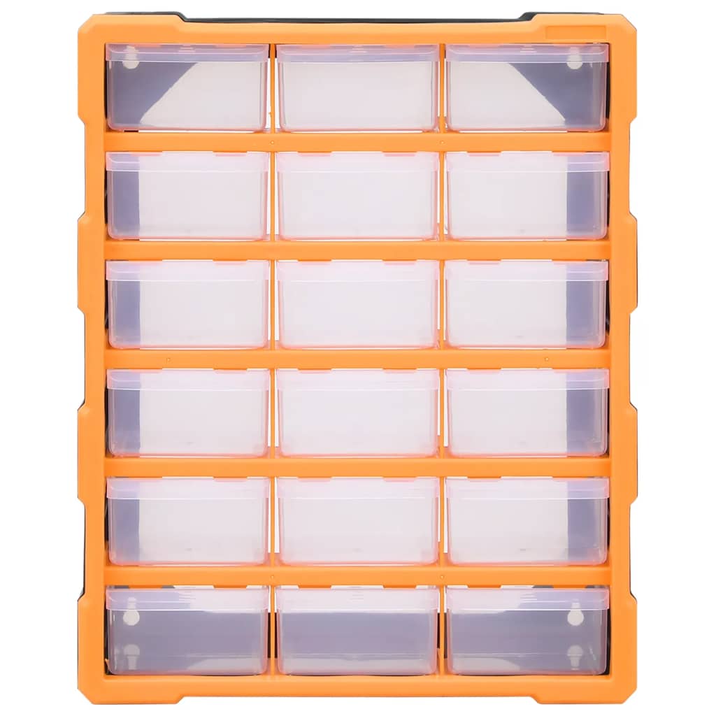 Multi Drawer Organizer 18 Drawers 38 x 16 x 47 cm