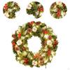 Christmas Wreath with Lights Winter for Front Door Garden Festival