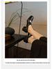 Women's Genuine Leather Ballet Flats, Autumn 2024, Square Toe, Chunky Heel, Vintage Low-Cut Mary Jane Shoes