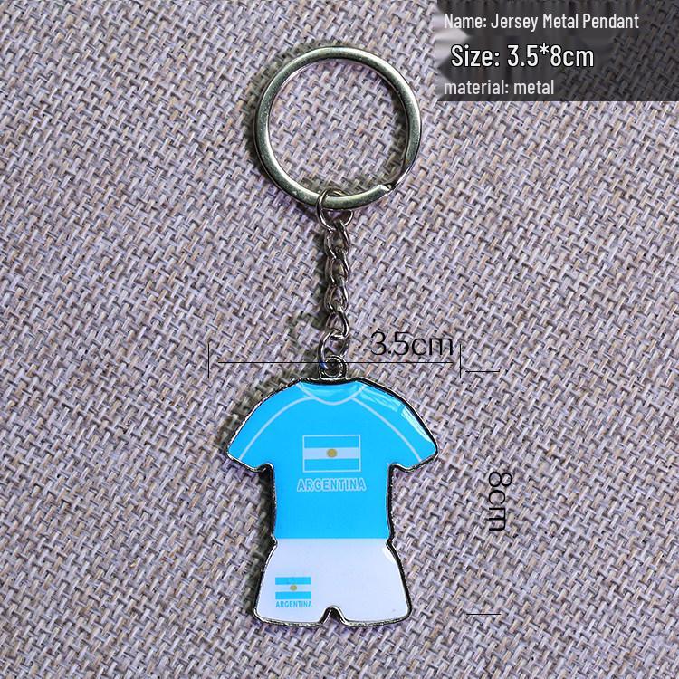 2026 North America World Cup Keychain - National Team Jersey Souvenir