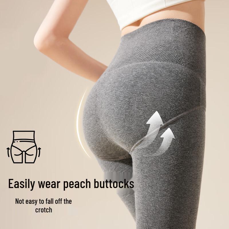 Langsha Women's High-Waisted Thermal Stirrup Leggings