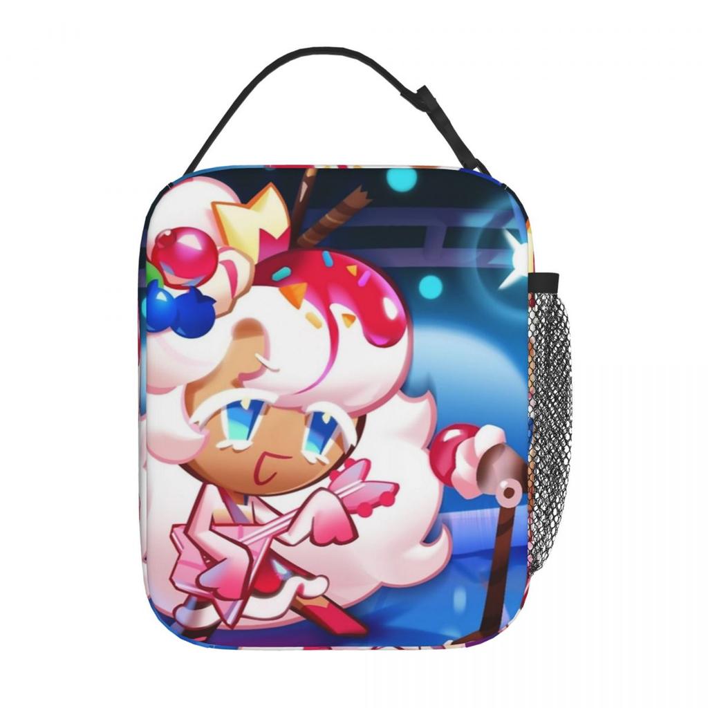 Parfait Cookie Run Kingdom Insulated Lunch Bag Leakproof Reusable Thermal Bag Lunch Box Tote Beach Outdoor Bento Pouch