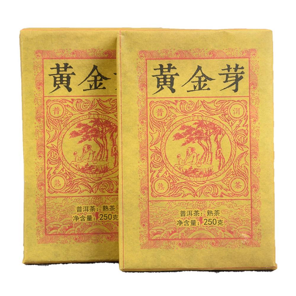 Natural Herbal Detox Pu er Tea Ripe Brick 250g Energy Tea 01