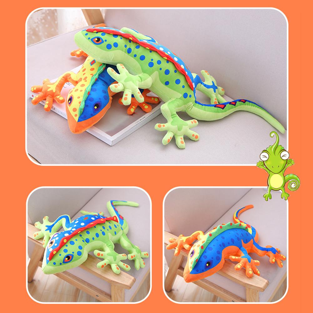 3D Soft Doll Sleeping Lizard Pillow Stuffed Fluffy Toy Kids