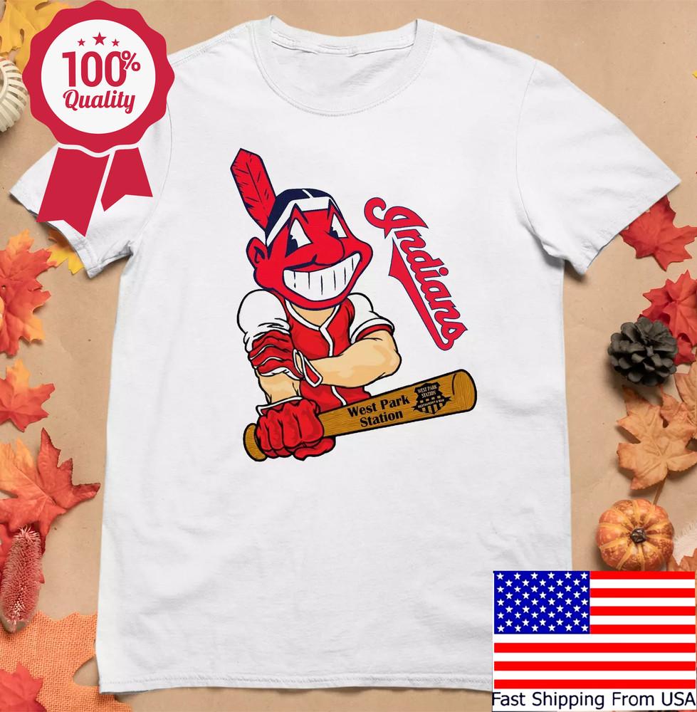 Cleveland Indians Logo Men T-shirt White Unisex All Size S-5XL Unisex T-Shirt XL